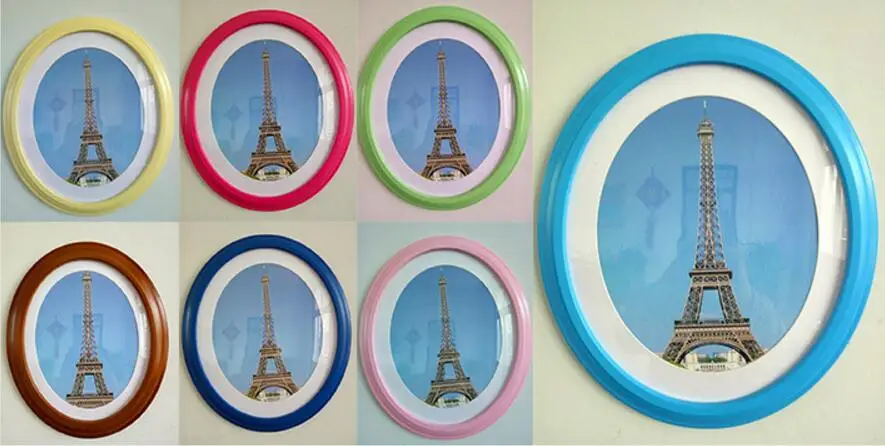 Овальная настенная фоторамка 10 дюймов декоративная для гостиной|hanging photo frame|picture