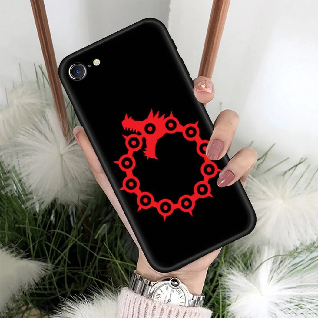 Soft silicone Cover for iPhone 11 Pro Max XS XR X SE 5 5s 7 8 6 6s Plus Black Phone Case Nanatsu no Taizai Seven Deadly Sin | Мобильные