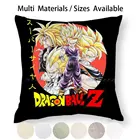 Наволочка для подушки Z Super, наволочка для подушки из хлопка и льна Z Super Anime Dbz, чехлы для манги Super Bulma Cell Dbs Krillin маленький