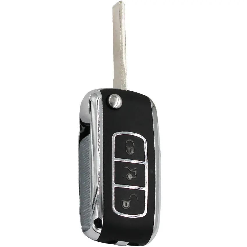 Складной смарт ключ с дистанционным управлением 3 кнопки 315 МГц или 433 ID44 PCF7935 чип