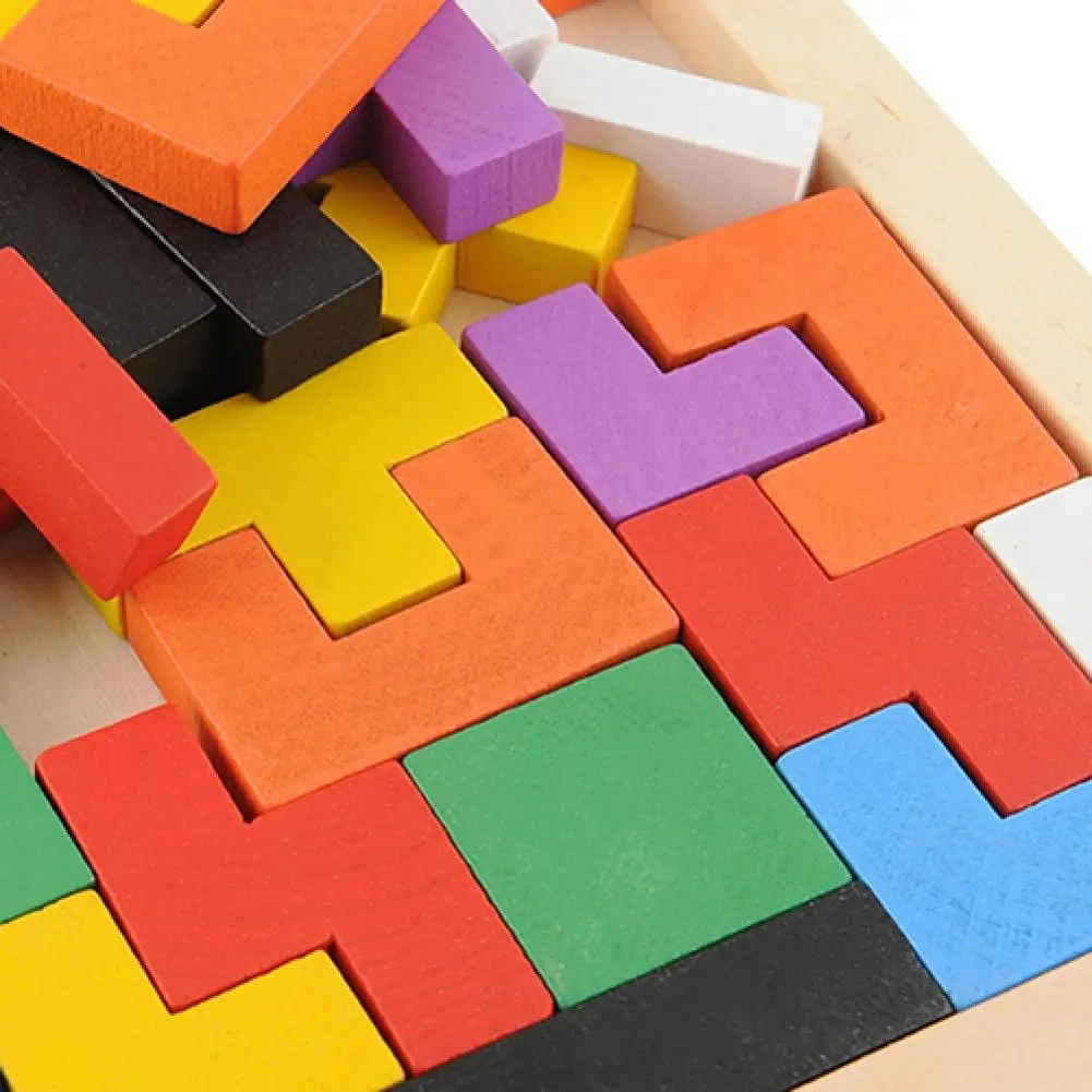 

Wooden Blocks Kids Early Education Toy Game Intellegence Jigsaw Puzzle Toys Kids Educational Toys for Children Gifts
