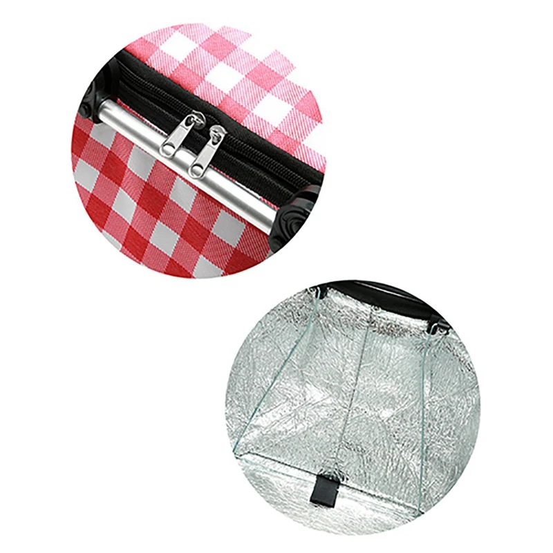 

Outdoor Picnic Bags Waterproof Food Storage Container Insulated Thermal Cooler Box Large Capacity Portable Folding Lunch bag