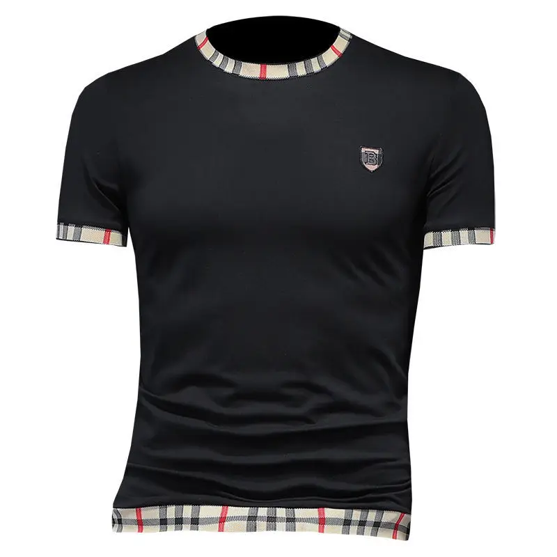 

Men's 2021 Summer New Short Sleeve T-Shirt Men's Fashion Simple Versatile Slim Round Neck Half Sleeve