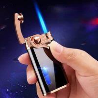 rocker arm straight into the lighter inflatable windproof gift lighter creative personality briquets et accessoires fumeurs