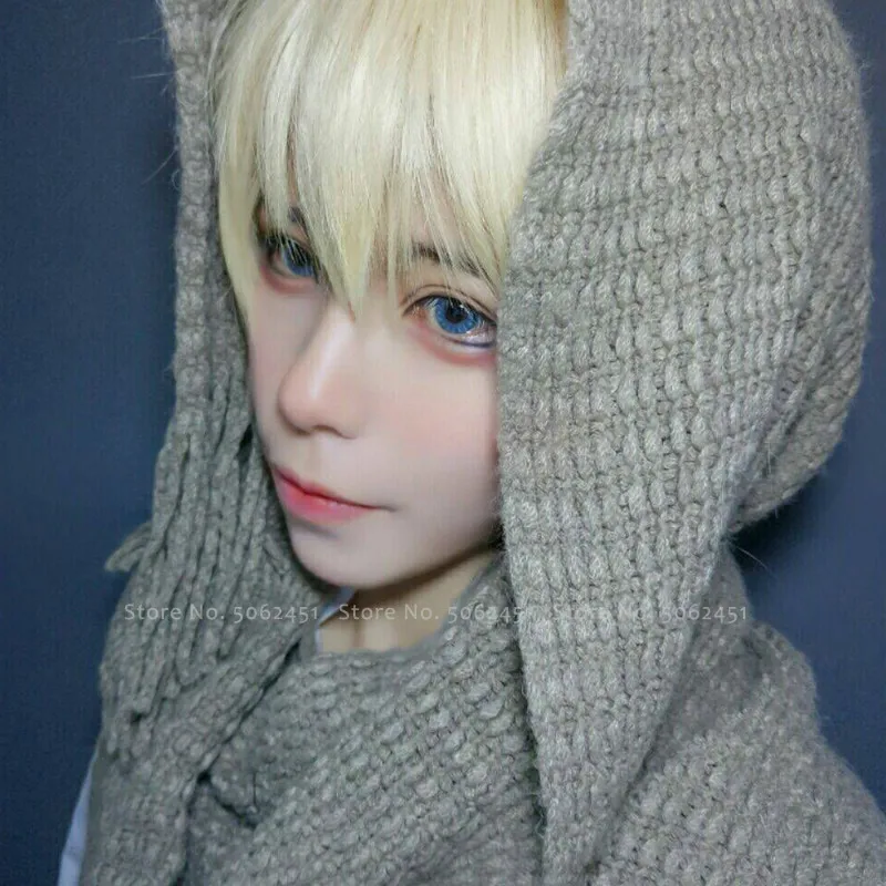 Японский аниме рыцарь принц Косплей Air челка парик корейский стиль мужчины