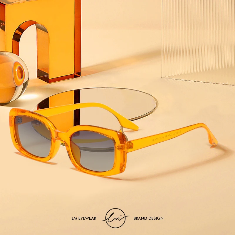 

LM Polarized Retro Square Sunglasses Women Brand Vintage Travel Small Rectangle Sun Glasses For Female lunette de soleil femme