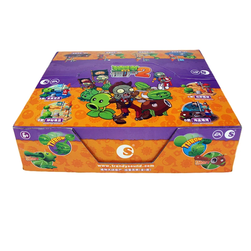 Фигурка конструктор Zombie2 игрушка гачапон экшн кукла из 4 стилей модель глухая