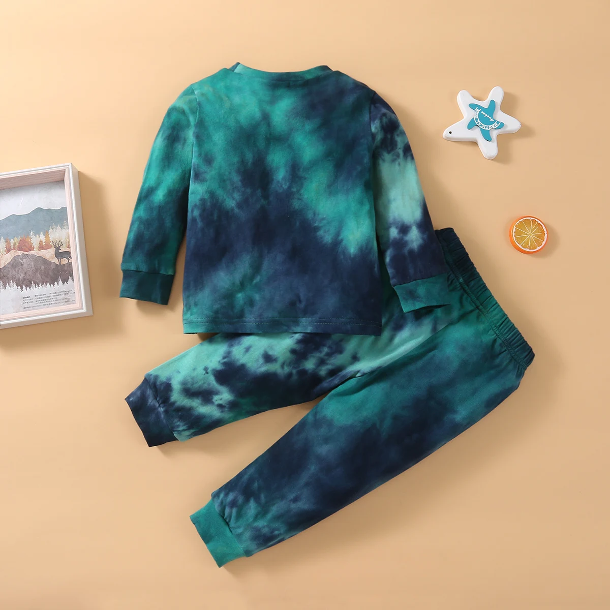 FOCUSNORM Осенние повседневные комплекты детской одежды для мальчиков 2 шт. пуловер с