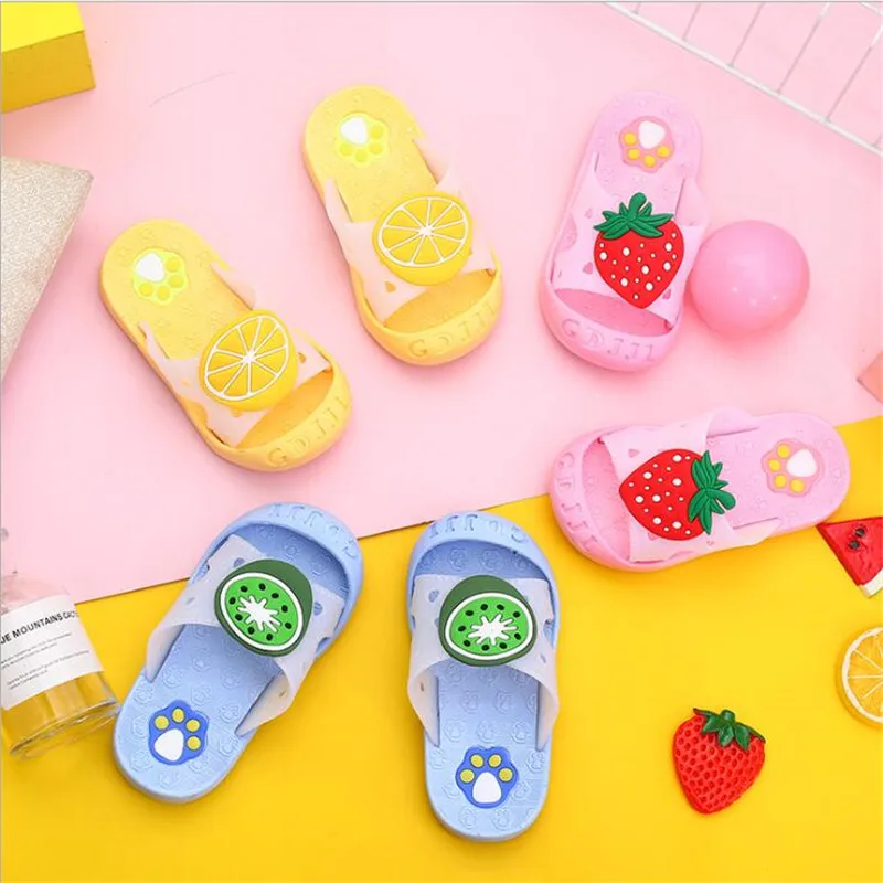 

Сандалии с фруктовыми лапками и бантом для маленьких девочек и мальчиков