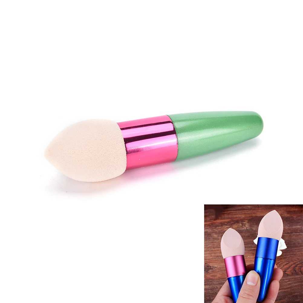 Губка для макияжа в форме леденца кисть пудры консилер румяна гладкое смешивание