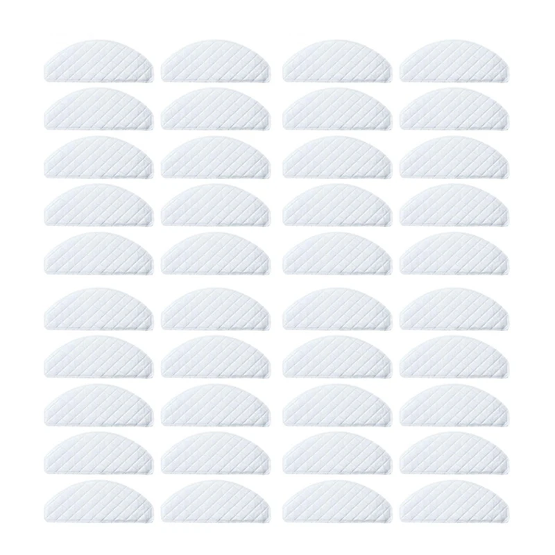 

40Pcs Disposable Rags for Ecovacs Deebot Ozmo T8 Vacuum Cleaner Mop Cloths Moping Pads Spare Parts