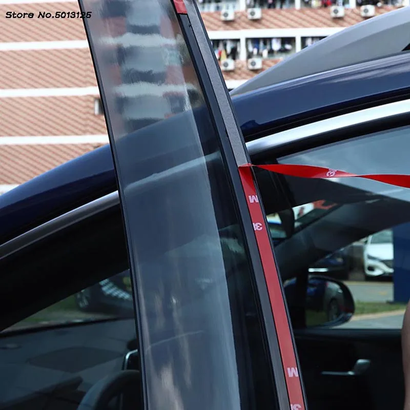 Автомобильный солнцезащитный козырек от дождя и двери Боковое покрытие для окон