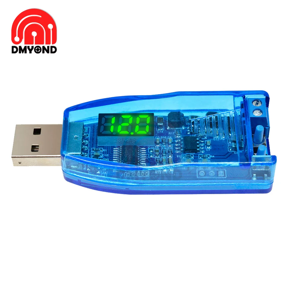 Светодиодный понижающий USB потенциометр 3 Вт 12 В постоянного тока 5 В|Инверторы и