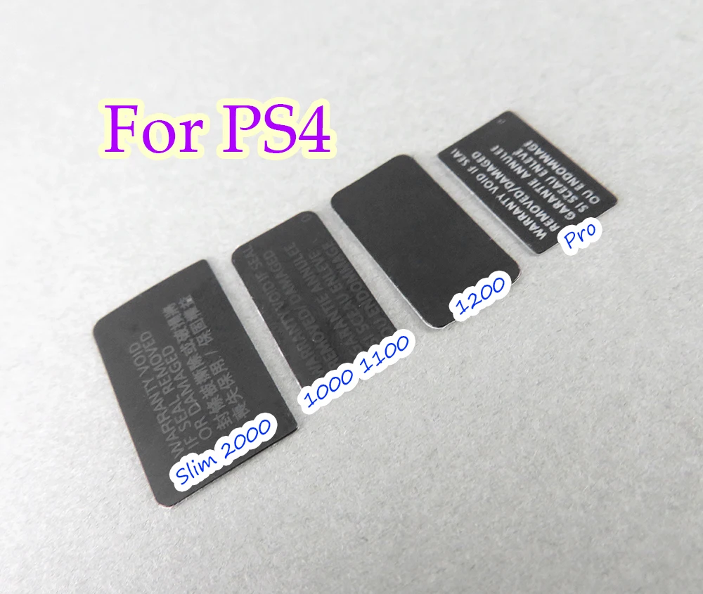 

OCGAME For PS4 slim console Label Sticker Housing Shell Sticker Lable Seals for ps4 2000 console 200pcs