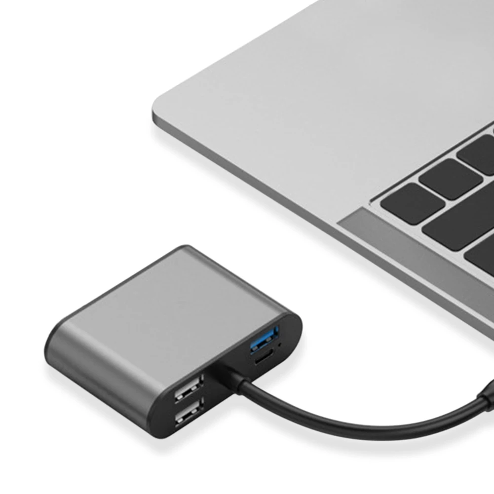 

8 In 1 Cellphone USB C Hub Computer Adapter Aluminum Alloy TF Card Reader Laptop Portable Audio Port Type C To VGA 4K HD