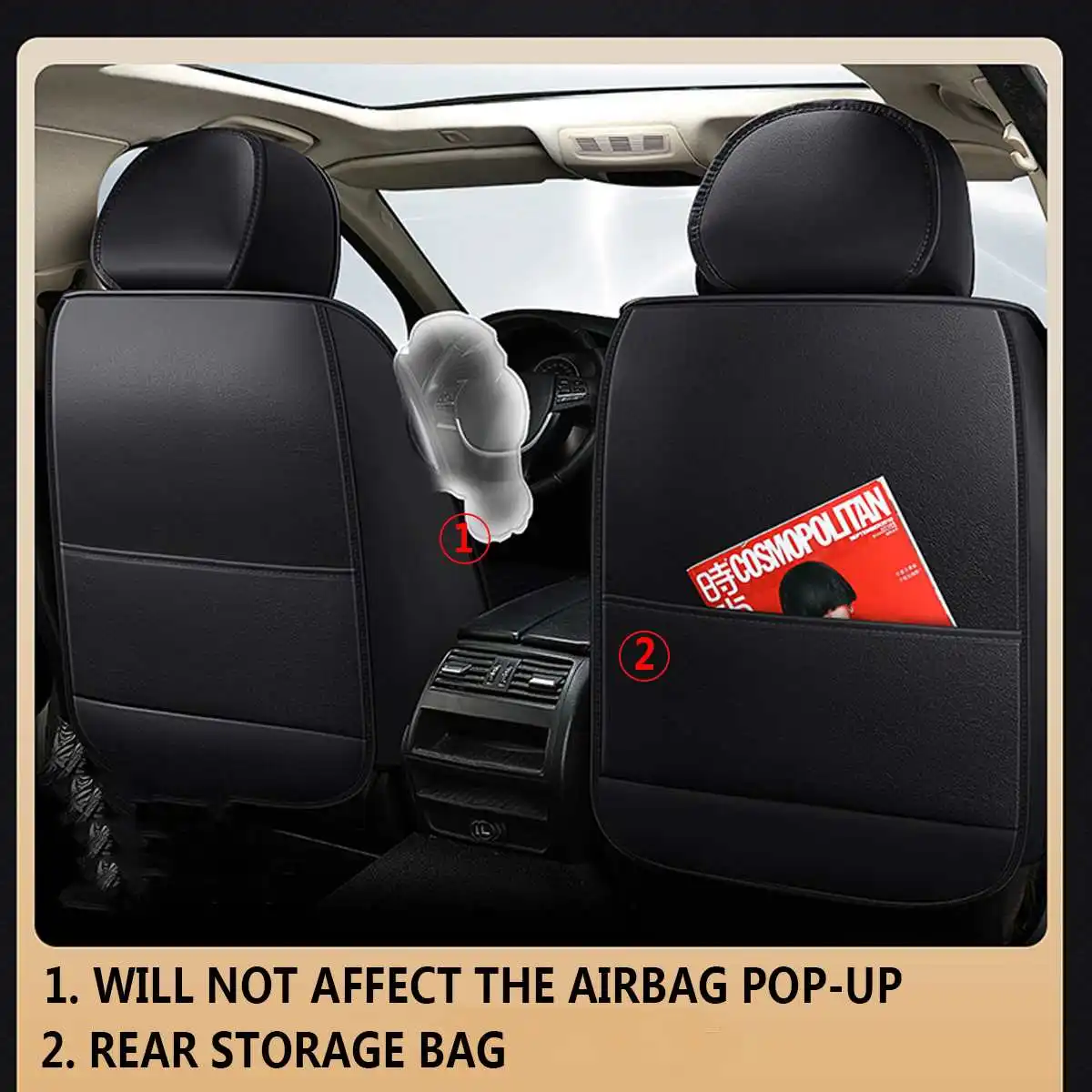 11 шт. Набор чехлов на сиденья автомобиля 5 сидений | Автомобили и мотоциклы