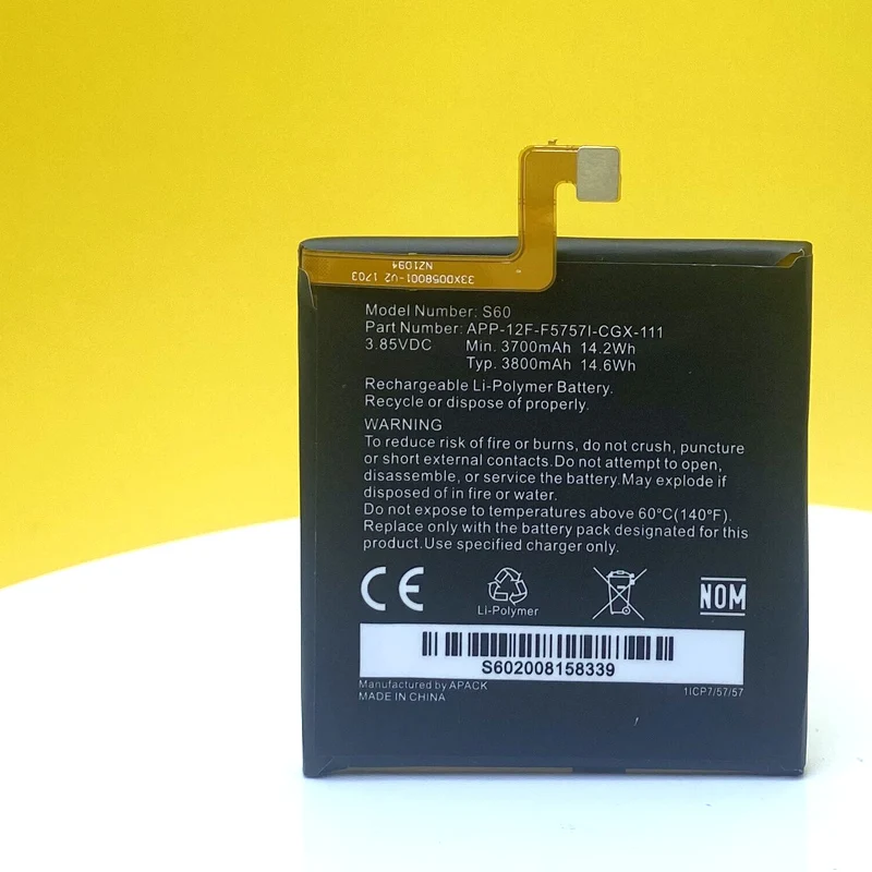 100 original 3800mah battery for cat s60 app 12f f57571 cgx 111 caterpillar phone high quality batterytracking number free global shipping