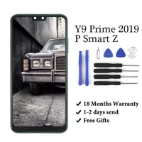 for y9 prime 2019 lcd display with touch screen assembly replacement for p smart z with tools