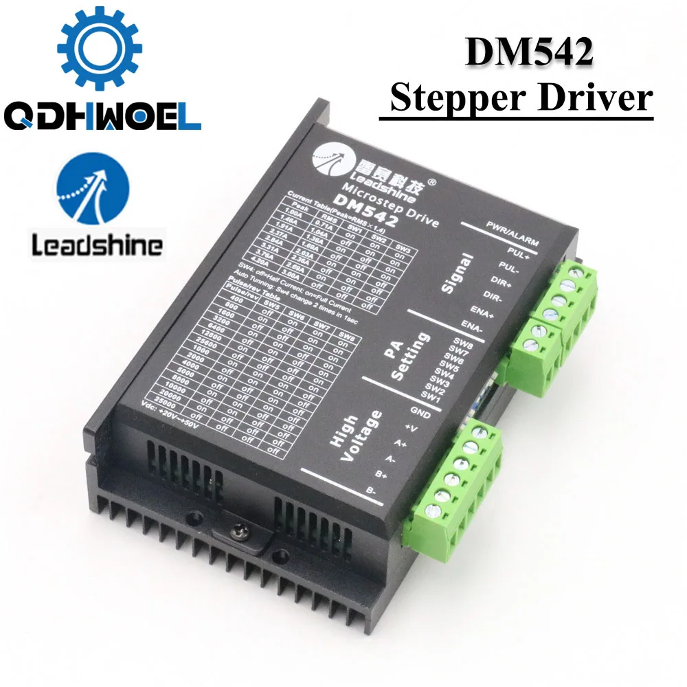 Двухфазный аналоговый шаговый двигатель Leadshine M542 DM542 для вождения двухфазный и 4