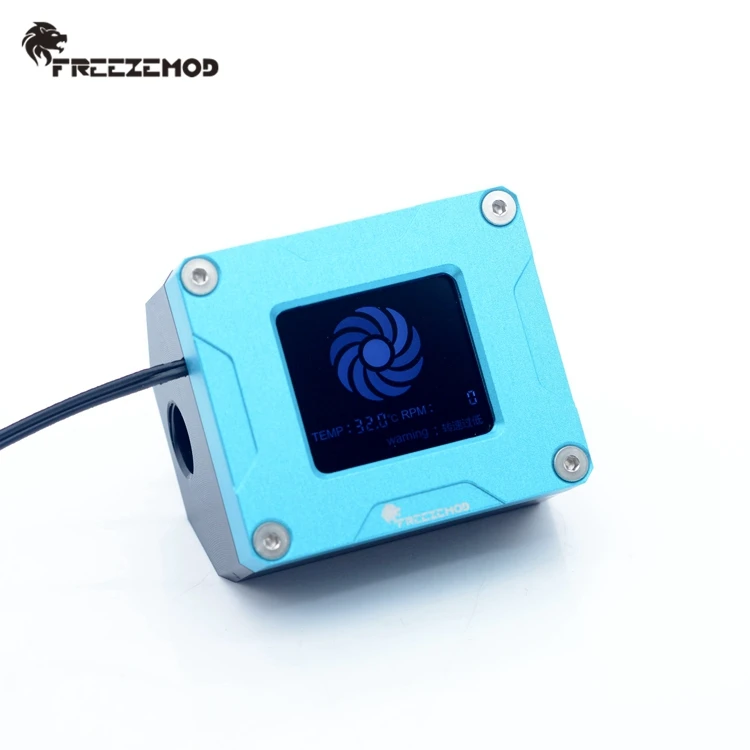 Электронный кулер для воды FREEZEMOD 2020 с дисплеем о скорости и температуре LSJ POZN|fittings