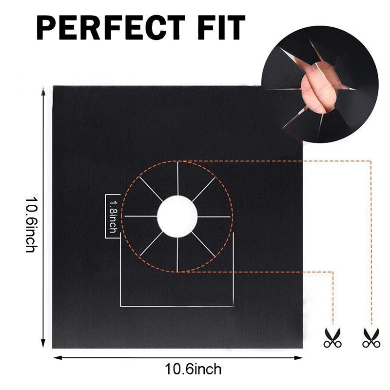 8 упаковок газовых протекторов и 2 упаковки силиконовых печей защита горелок