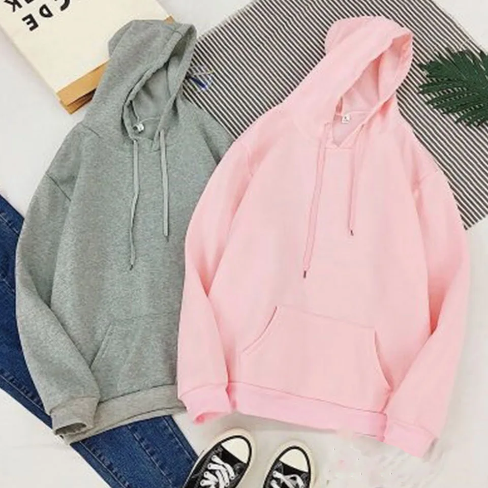 Толстовка унисекс большого размера свитшоты Одинаковая одежда для пар Poleron Mujer 2021