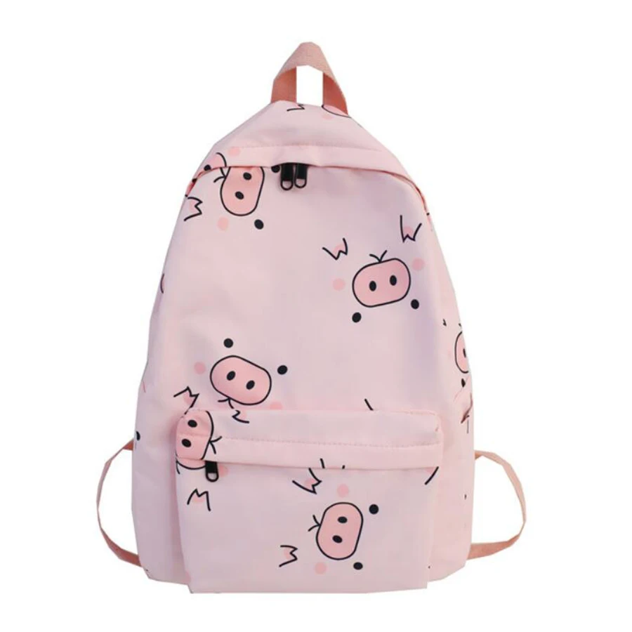 Милые авокадо Зеленый Рюкзак Мода Нейлон морковь с фруктовым принтом для женщин