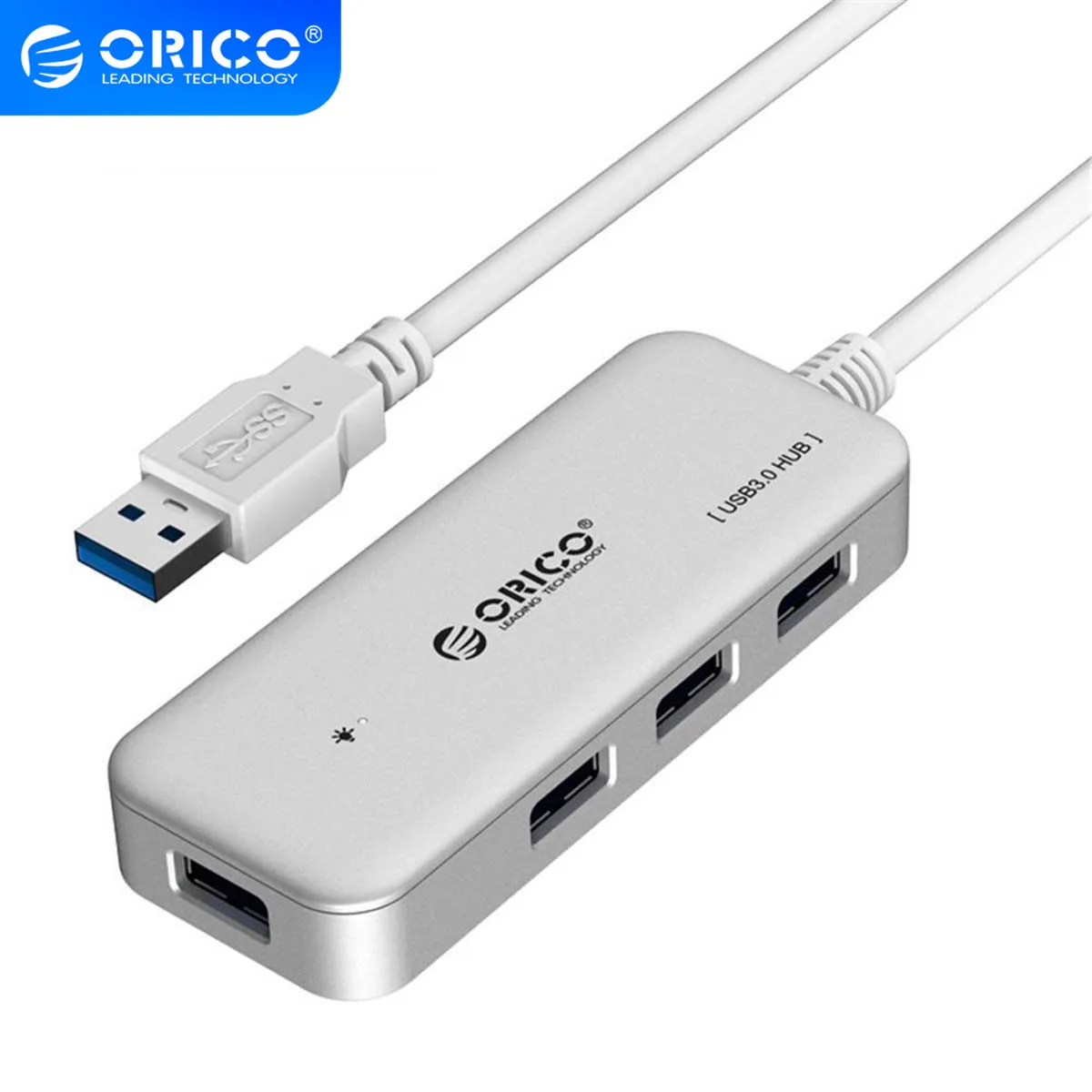 Концентратор ORICO с 4 портами USB 3 0 и поддержкой OTG|USB-хабы| |