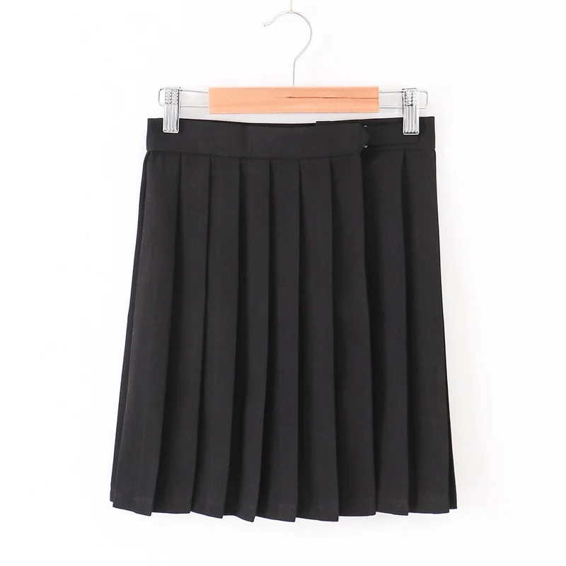 

2021summer new high temperature pleated Japanese series summer JK uniform pleated skirt skirt adjustable with pockets mini skirt