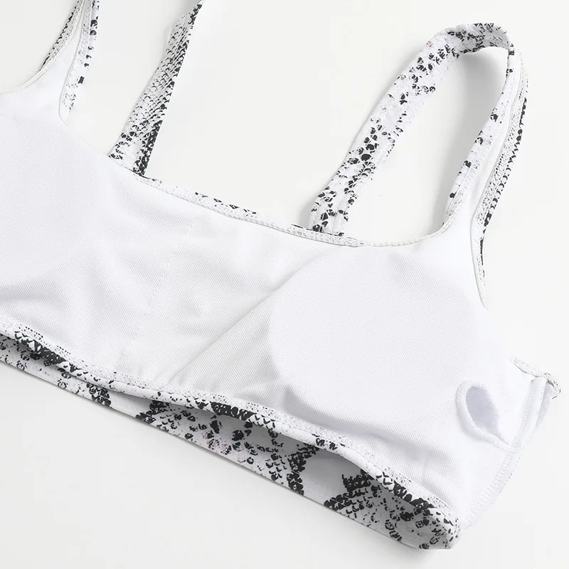 

Women Print High Waist Bikini Set Bikini 2021 Swimwear Swimsuit Bathing Suit Female Beach Wear Biquini