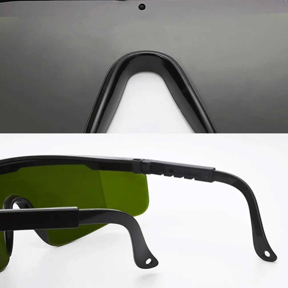 

Laser Protect Safety Glasses PC Eyeglass Welding Laser Eyewear Eye Protective Goggles Unisex Black Frame Lightproof Glasses