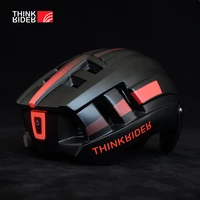 thinkrider road mtb bicycle helmet led light with magnetic goggles and taillight 58 62cm for men women safe riding equipment