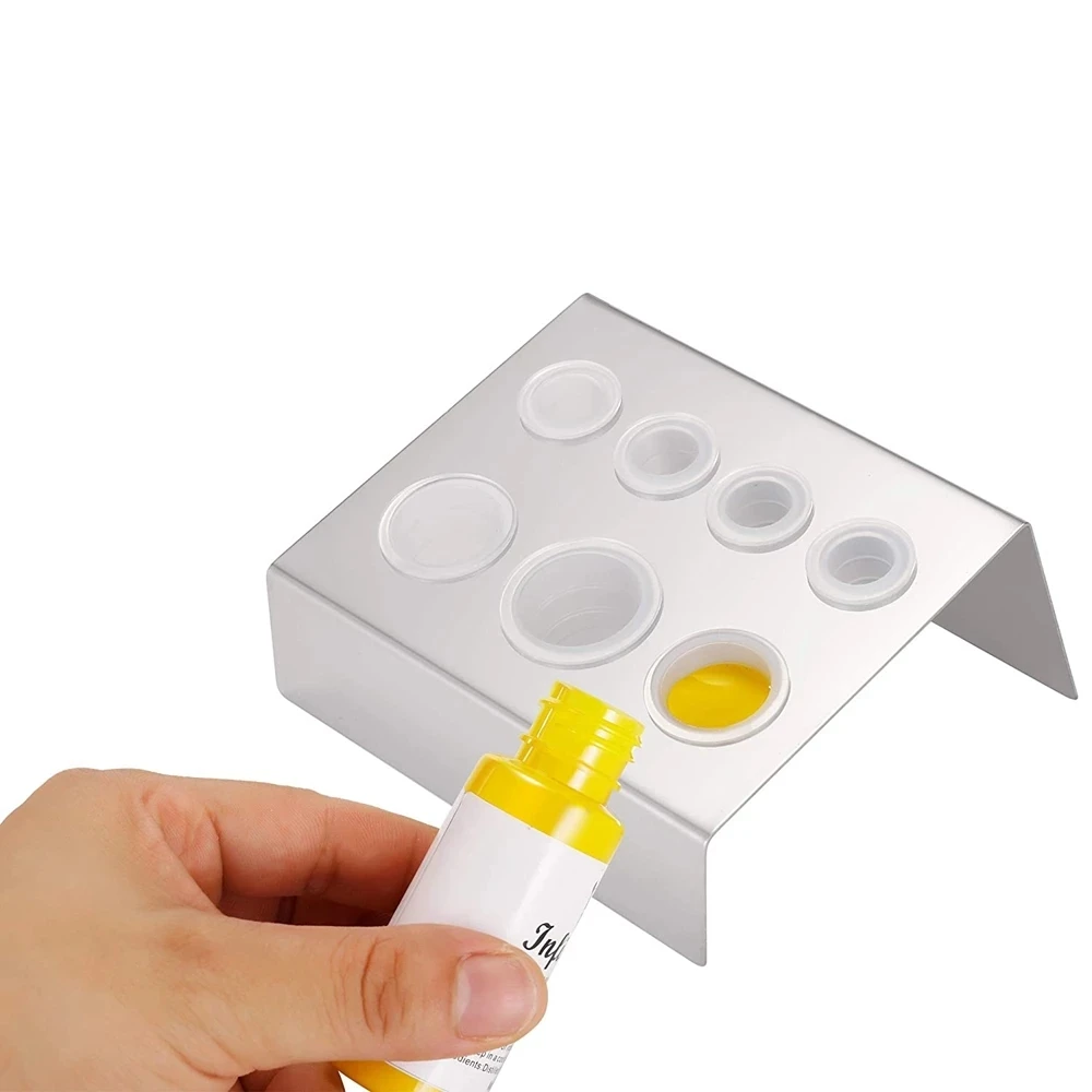 2 шт. чернил для татуажа подстаканник 7 отверстий пигмент подставка татуировки