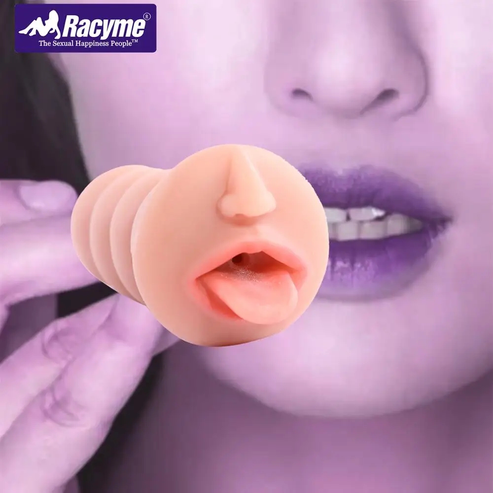 Racyme Глубокая глотка Мужской мастурбатор оральный секс минет мастурбация чашка с