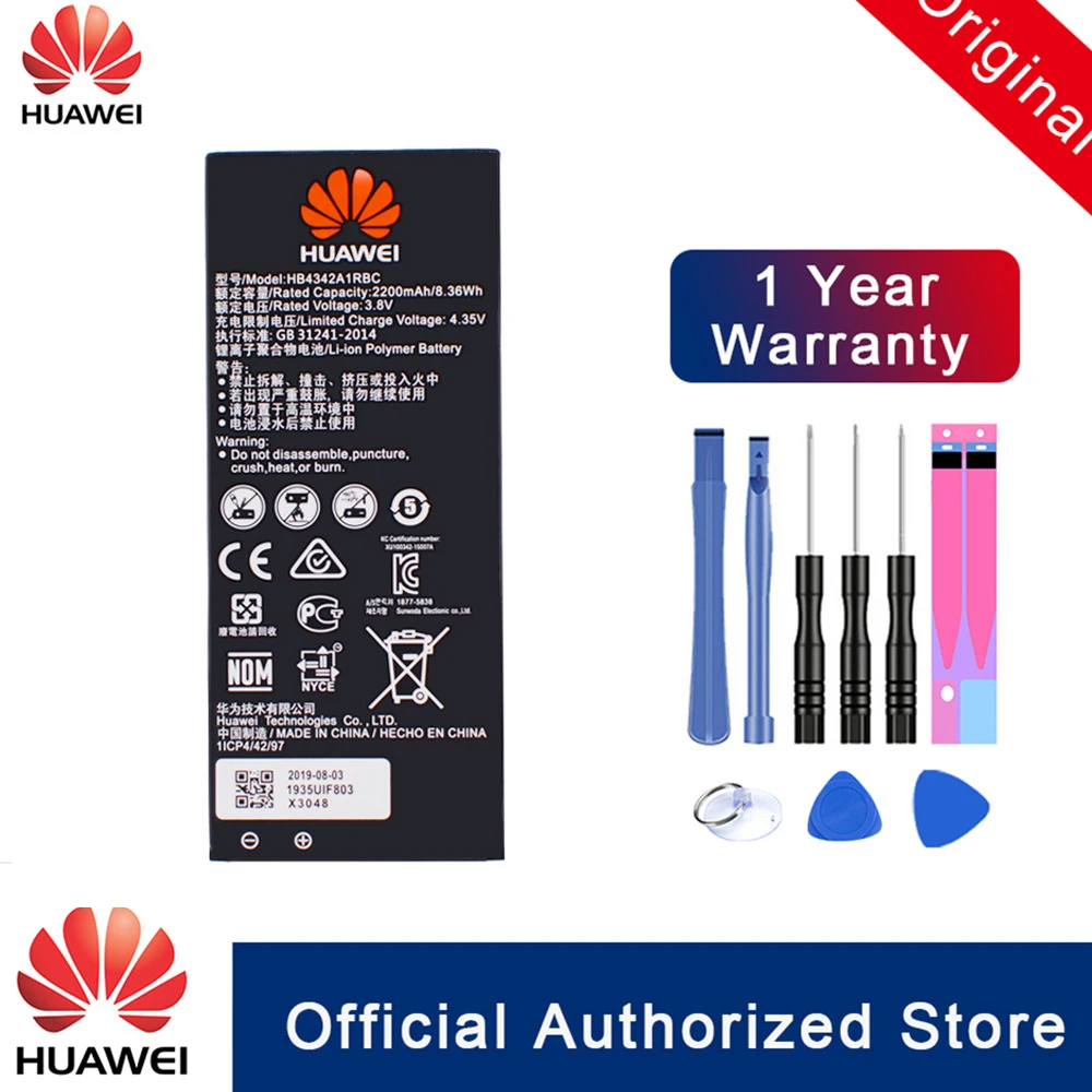 Huawei HB4342A1RBC Батарея для huawei y5II Y5 II 2 Ascend 5+ Y6 honor 4A SCL-TL00 honor 5A LYO-L21 телефонная батарея