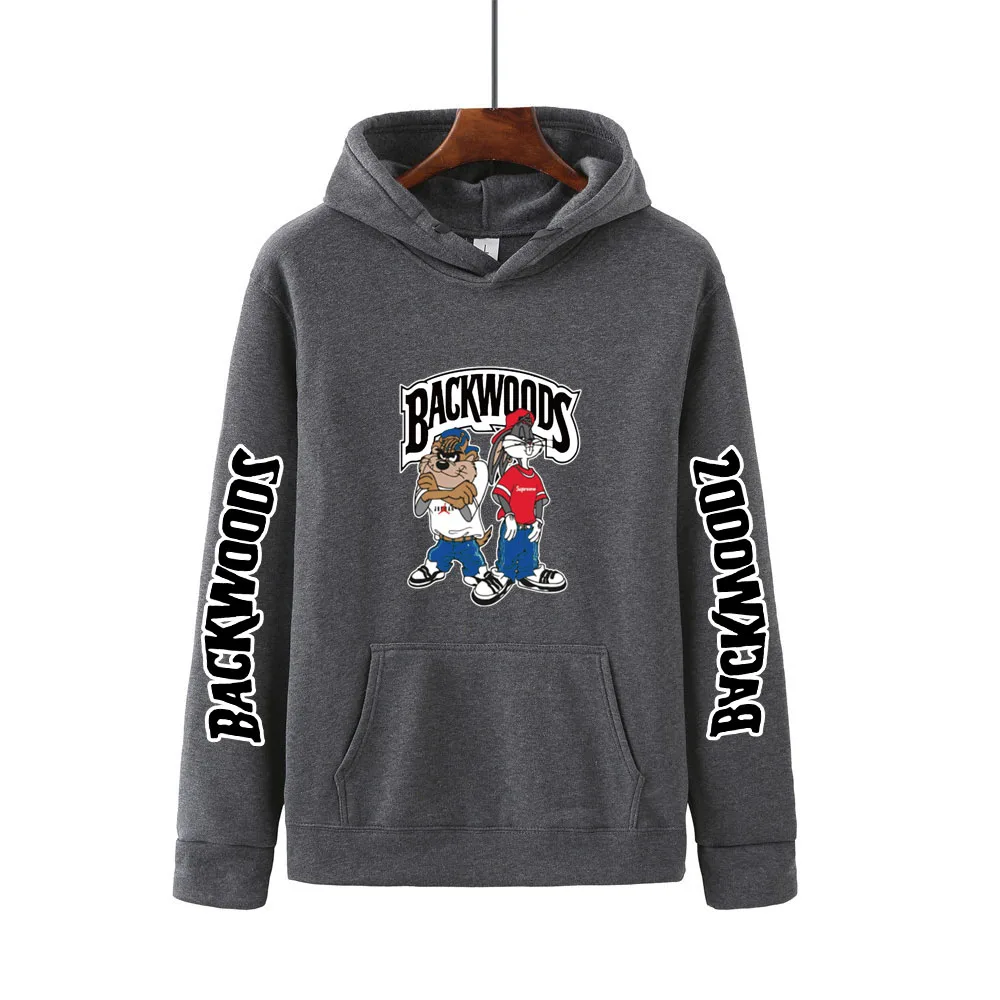 

2021 New Sweatshirt Men's Backwoods Printed Pullover Hoodie Fashion Street Shirt Wear Korean Style Clothing Ladies Fashion Top