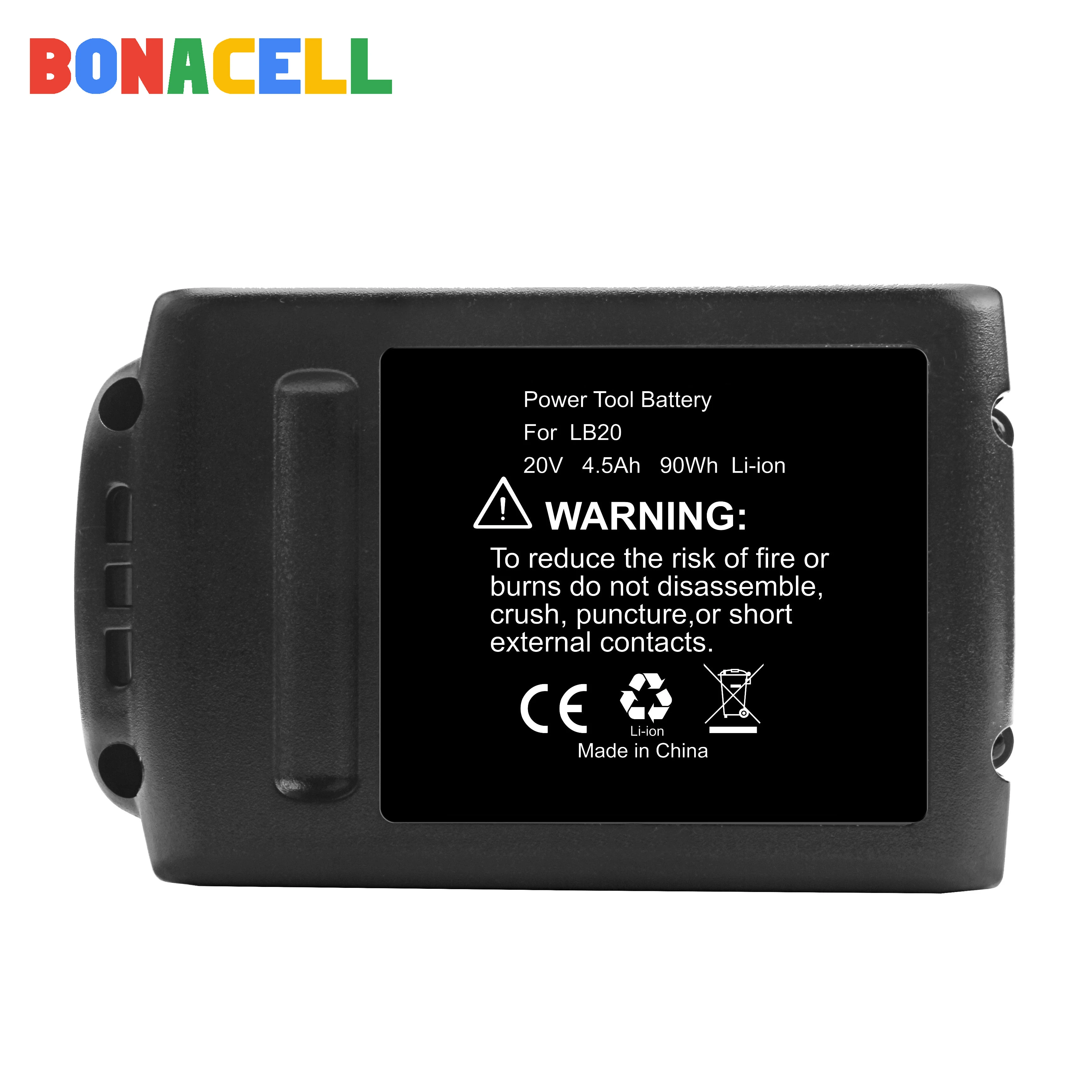 18 V/20 V 4500mAh литий-ионная аккумуляторная батарея замена электроинструмента батарея для BLACK& DECKER LB20 LBX20 LBXR20