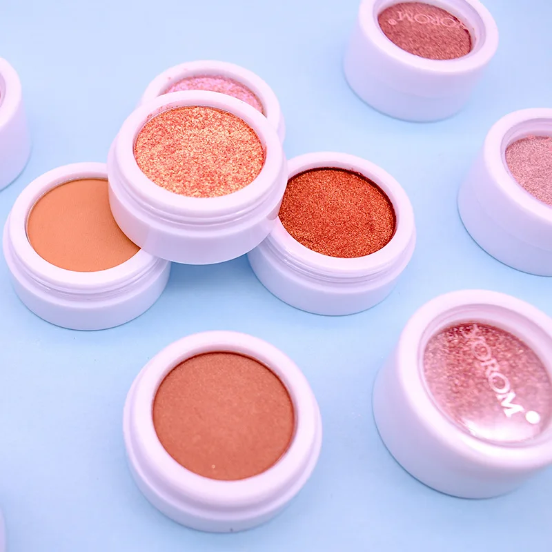 YOROM металлические блестящие тени для век Палитра стойкая водостойкая мягкая