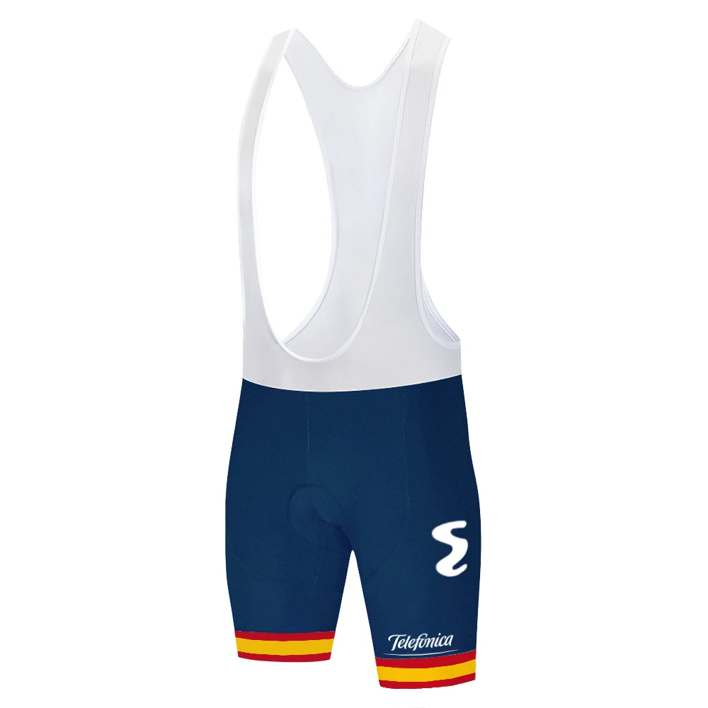 2020 командные велосипедные шорты movistar мужские для велоспорта 20D быстросохнущие