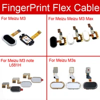 home button for meizu m3 m3s max note fingerprint sensor flex cable menu return key touch id