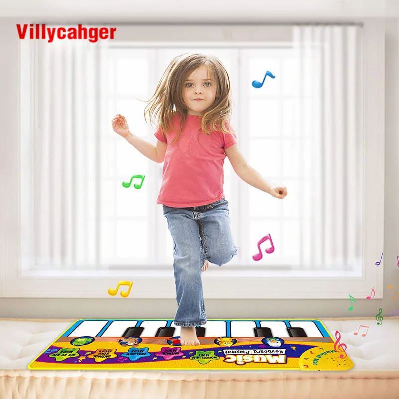 70*30 см детский музыкальный ковер Сенсорный Музыкальный Игровой Коврик