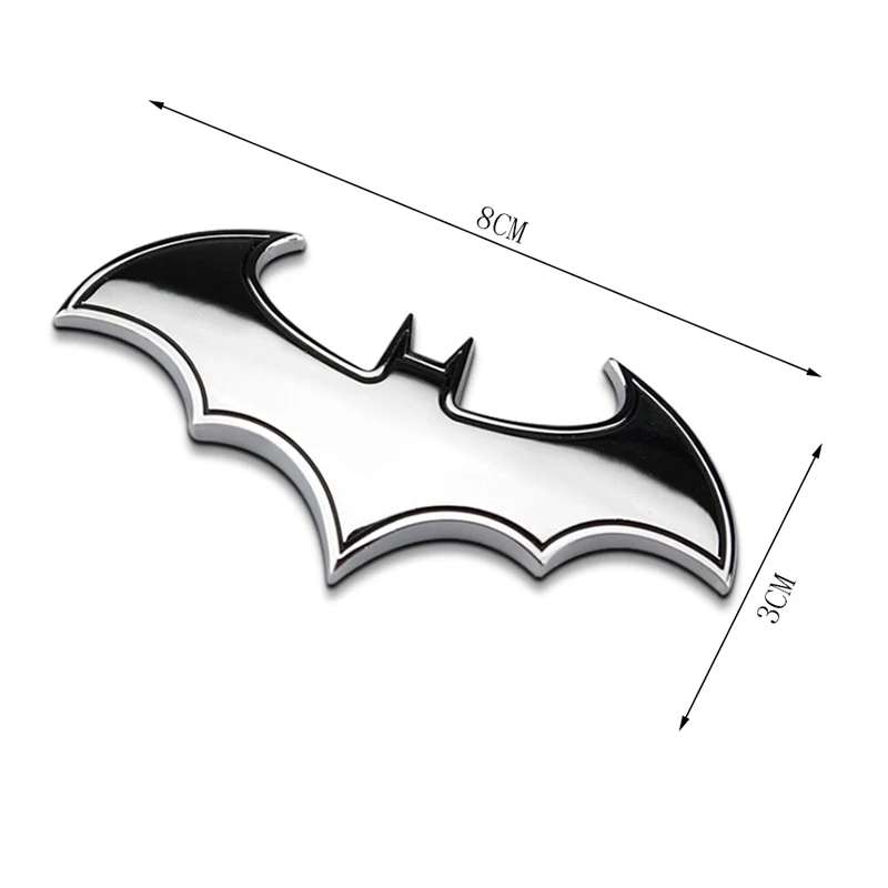 Автомобильный 3D металлический стикер Авто летучая мышь эмблема Мотоцикл Логотип