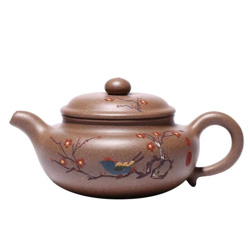 

Yixing original ore section mud purple clay pot famous hand-made antique pot