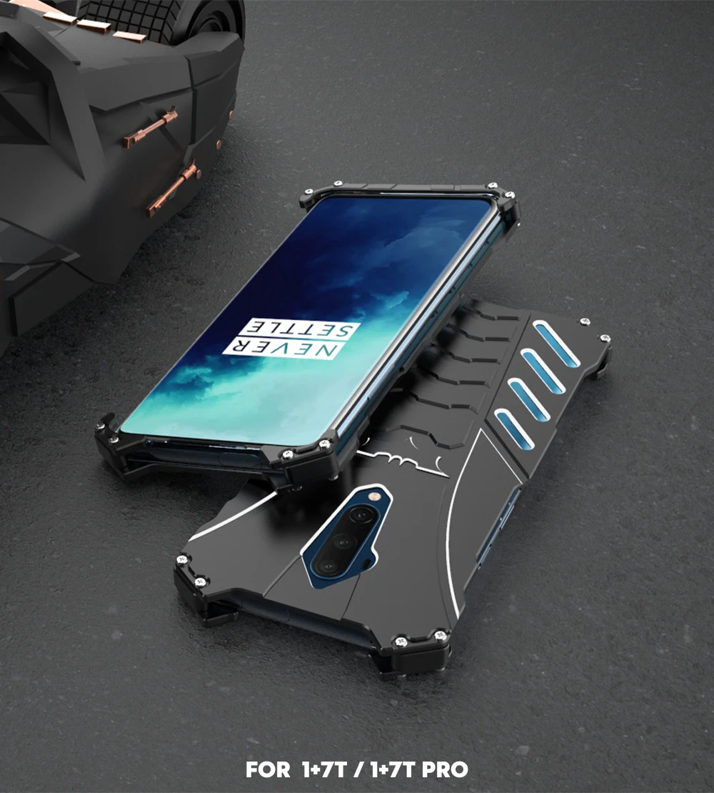 Алюминиевый бронированный чехол с Бэтменом для Oneplus 7T Pro Oneplus 7 Pro Oneplus 6T 6 Чехол с Железным человеком защитный чехол для телефона