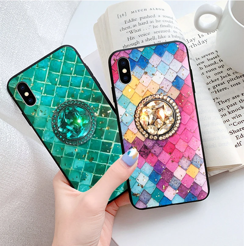 Чехол для телефона Manderm samsung Galaxy S8 S9 S10 Plus Lite из мягкого ТПУ силикона рыбка чешуя