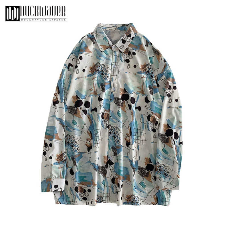 

Duckwaver 2020 New Fashion women blouses Long Sleeve Women Tops And Blouses Blue Plus Size Clothes for women blouses Sweet Tops