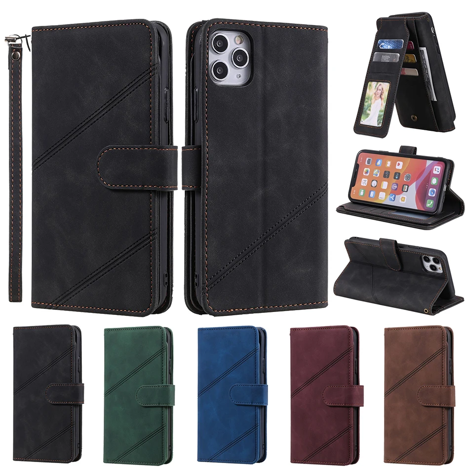 

Case For Samsung Galaxy J3 J310 J320 J330 J5 Pro J530 J7 2017 J730 Multi-Functional Leather Wallet Case with 9 Credit Card Slot