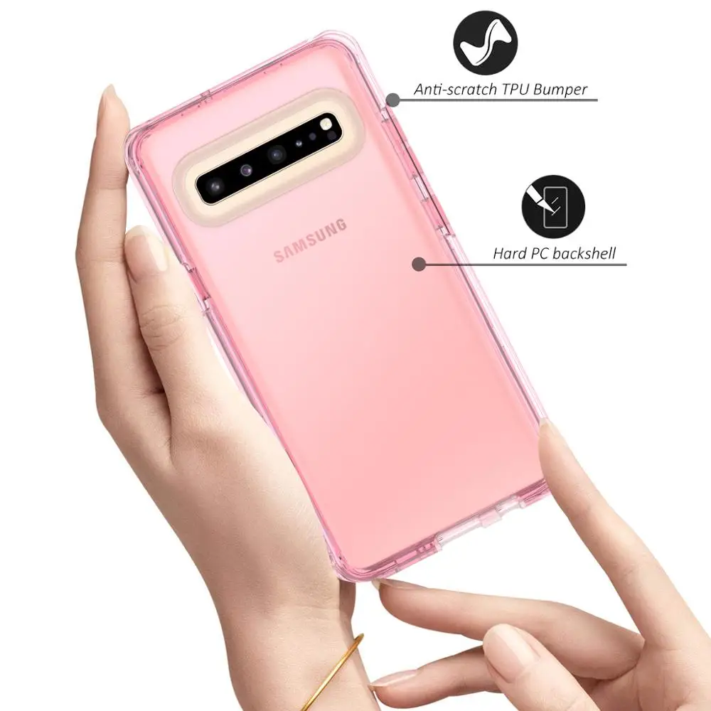 3 в 1 Футляр для samsung Galaxy S10 защитой от ударов при падении и анти-скольжения