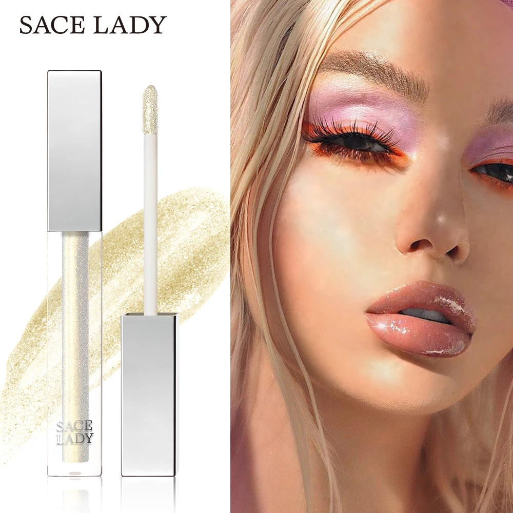 SACE LADY 3D зеркальный модный блеск для губ жидкая губная помада с увлажняющим