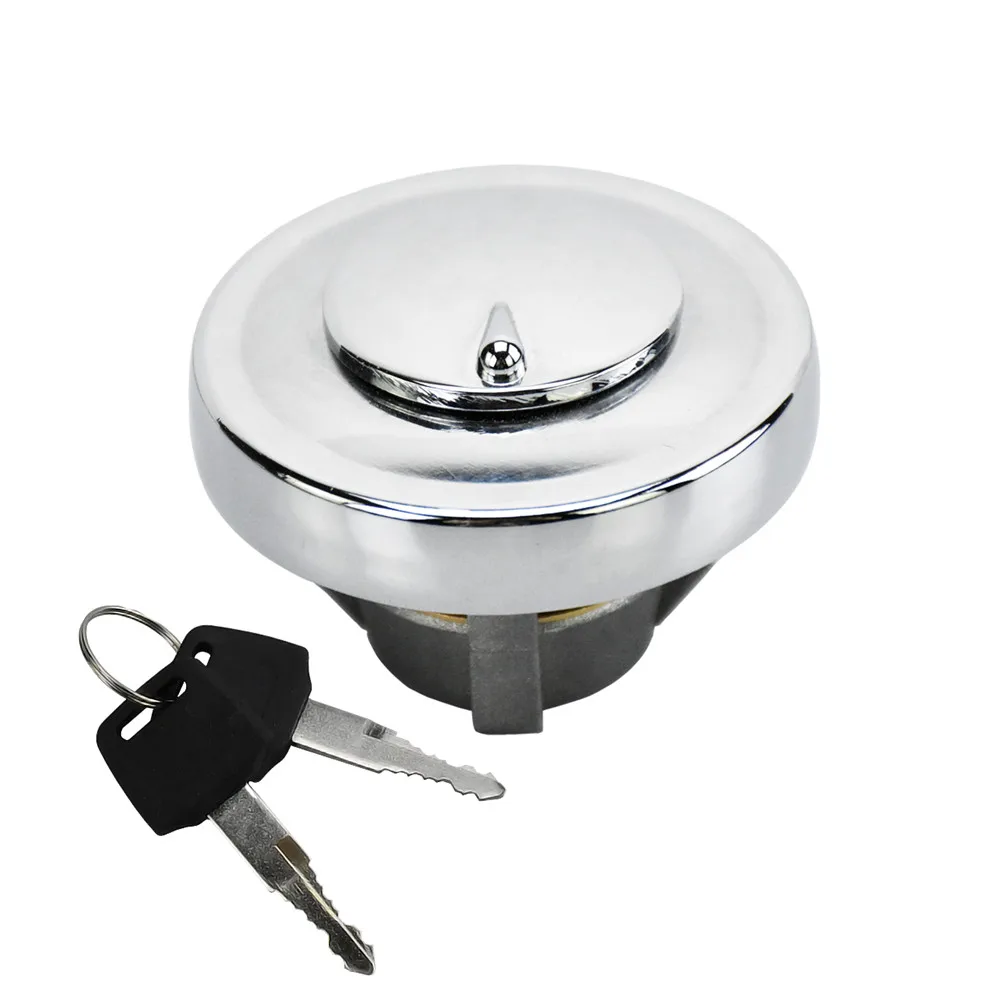 Мотоциклетная хромированная крышка топливного бака с ключами подходит для XVS125